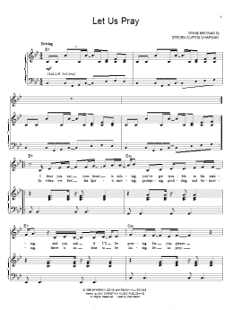 page one of Let Us Pray (Piano & Vocal)