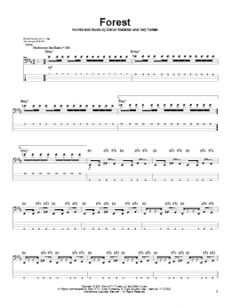 page one of Forest (Bass Guitar Tab)