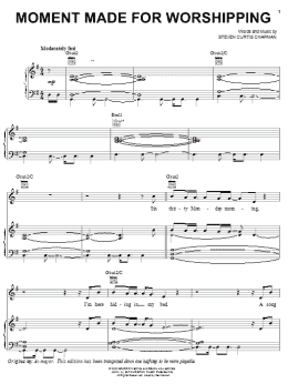 page one of Moment Made For Worshipping (Piano, Vocal & Guitar Chords (Right-Hand Melody))