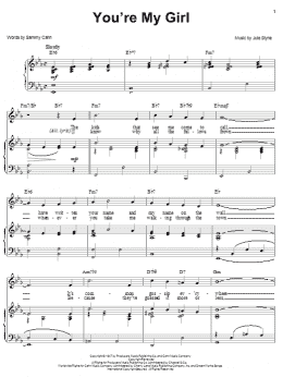 page one of You're My Girl (Piano, Vocal & Guitar Chords (Right-Hand Melody))