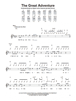 page one of The Great Adventure (Easy Guitar)