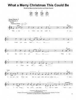 page one of What A Merry Christmas This Could Be (Easy Guitar)