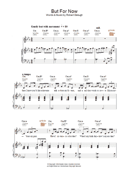 page one of But For Now (Piano, Vocal & Guitar Chords)
