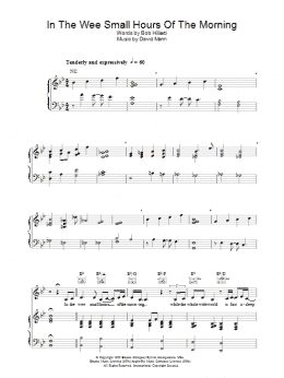 page one of In The Wee Small Hours Of The Morning (Piano, Vocal & Guitar Chords)