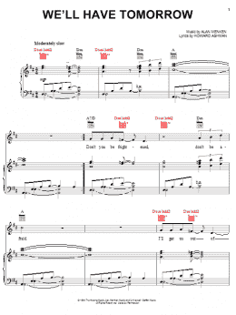 page one of We'll Have Tomorrow (Piano, Vocal & Guitar Chords (Right-Hand Melody))