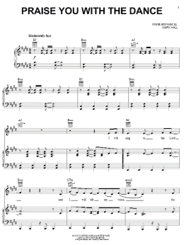 page one of Praise You With The Dance (Piano, Vocal & Guitar Chords (Right-Hand Melody))