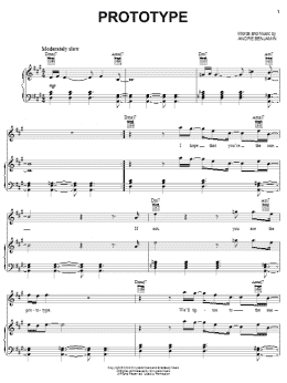 page one of Prototype (Piano, Vocal & Guitar Chords (Right-Hand Melody))