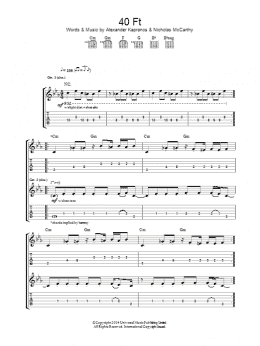 page one of 40 Ft (Guitar Tab)
