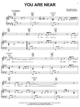 page one of You Are Near (Piano, Vocal & Guitar Chords (Right-Hand Melody))