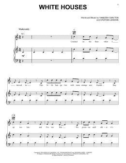 page one of White Houses (Piano, Vocal & Guitar Chords (Right-Hand Melody))