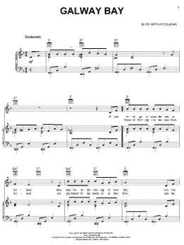 page one of Galway Bay (Piano, Vocal & Guitar Chords (Right-Hand Melody))