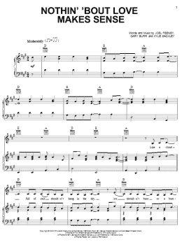 page one of Nothin 'Bout Love Makes Sense (Piano, Vocal & Guitar Chords (Right-Hand Melody))