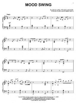 page one of Mood Swing (Piano Solo)