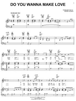 page one of Do You Wanna Make Love (Piano, Vocal & Guitar Chords (Right-Hand Melody))