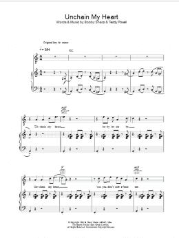 page one of Unchain My Heart (Piano, Vocal & Guitar Chords)