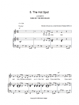 page one of The Hot Spot (from Mister Lillibub's Lovely Light Bulbs) (Piano, Vocal & Guitar Chords)