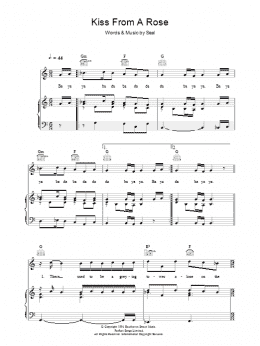 page one of Kiss From A Rose (Piano, Vocal & Guitar Chords)