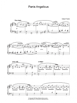 page one of Panis Angelicus (Piano Solo)