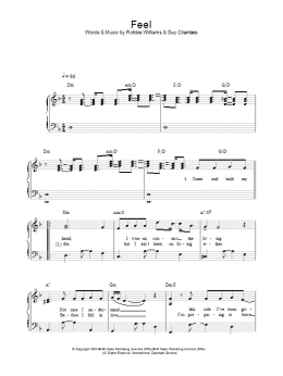 page one of Feel (Piano, Vocal & Guitar Chords)