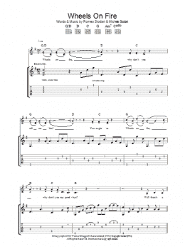 page one of Wheels On Fire (Guitar Tab)