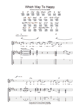 page one of Which Way To Happy (Guitar Tab)