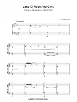 page one of Land Of Hope And Glory (Easy Piano)