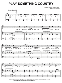 page one of Play Something Country (Piano, Vocal & Guitar Chords (Right-Hand Melody))
