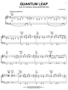 page one of Quantum Leap (Piano Solo)