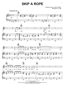 page one of Skip A Rope (Piano, Vocal & Guitar Chords (Right-Hand Melody))