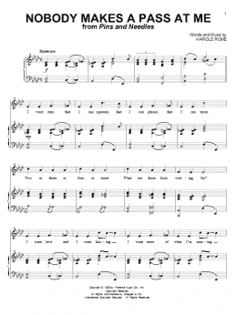 page one of Nobody Makes A Pass At Me (Piano & Vocal)