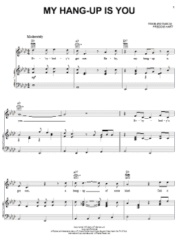 page one of My Hang-Up Is You (Piano, Vocal & Guitar Chords (Right-Hand Melody))