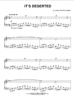 page one of It's Deserted (Piano Solo)