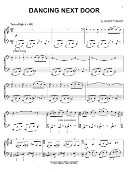 page one of Dancing Next Door (Piano Solo)