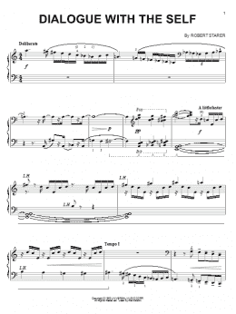 page one of Dialogue With The Self (Piano Solo)