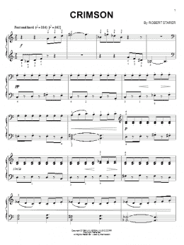 page one of Crimson (Piano Solo)