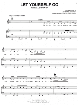 page one of Let Yourself Go (Piano, Vocal & Guitar Chords (Right-Hand Melody))