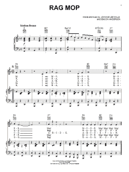 page one of Rag Mop (Piano, Vocal & Guitar Chords (Right-Hand Melody))
