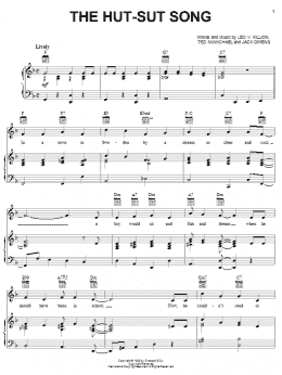 page one of The Hut-Sut Song (Piano, Vocal & Guitar Chords (Right-Hand Melody))