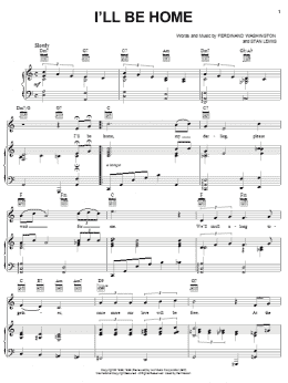 page one of I'll Be Home (Piano, Vocal & Guitar Chords (Right-Hand Melody))