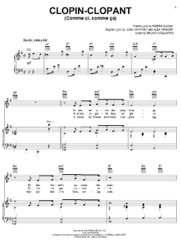 page one of Comme Ci, Comme Ca (Piano, Vocal & Guitar Chords (Right-Hand Melody))