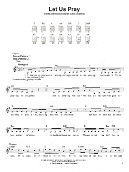 page one of Let Us Pray (Easy Guitar)