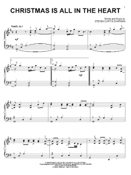 page one of Christmas Is All In The Heart (Piano Solo)