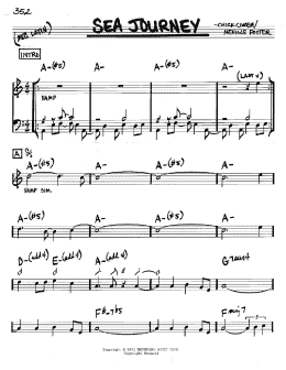 page one of Sea Journey (Real Book – Melody & Chords – C Instruments)