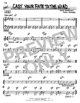 page one of Cast Your Fate To The Wind (Real Book – Melody & Chords – C Instruments)