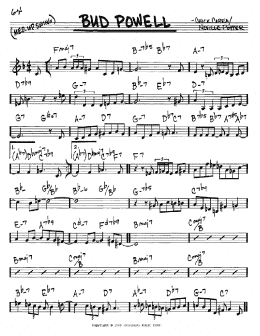 page one of Bud Powell (Real Book – Melody & Chords – C Instruments)
