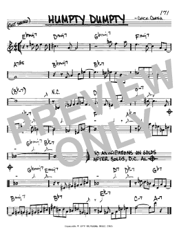 page one of Humpty Dumpty (Real Book – Melody & Chords – C Instruments)