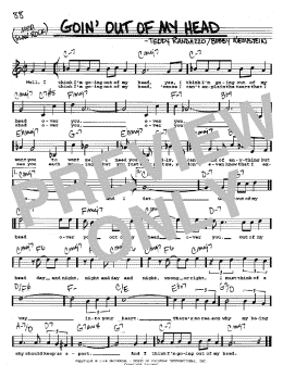 page one of Goin' Out Of My Head (Real Book – Melody, Lyrics & Chords)