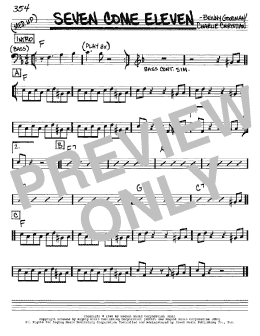 page one of Seven Come Eleven (Real Book – Melody & Chords – Eb Instruments)