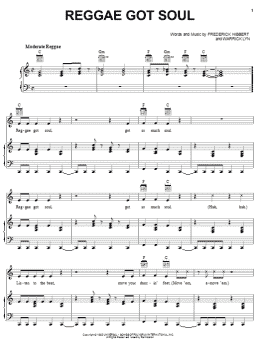 page one of Reggae Got Soul (Piano, Vocal & Guitar Chords (Right-Hand Melody))