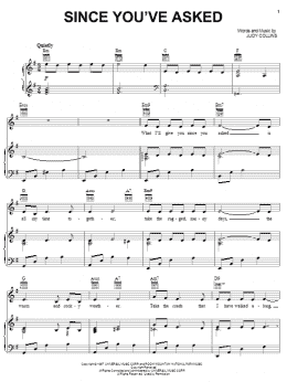 page one of Since You've Asked (Piano, Vocal & Guitar Chords (Right-Hand Melody))